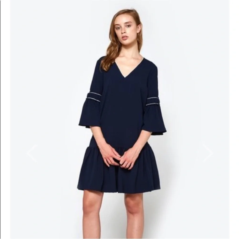 NWT Ganni Clark Dress Size 34 - Picture 1 of 7
